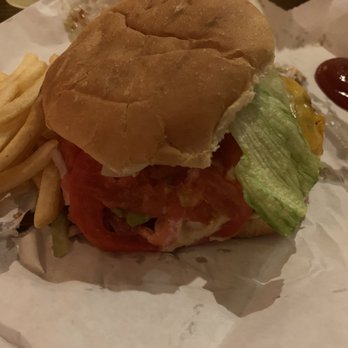 Burger Joint - Cheeseburger with the works and fries - American Near Me - New York, New York