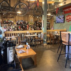 Bike Stop Cafe - Seating area