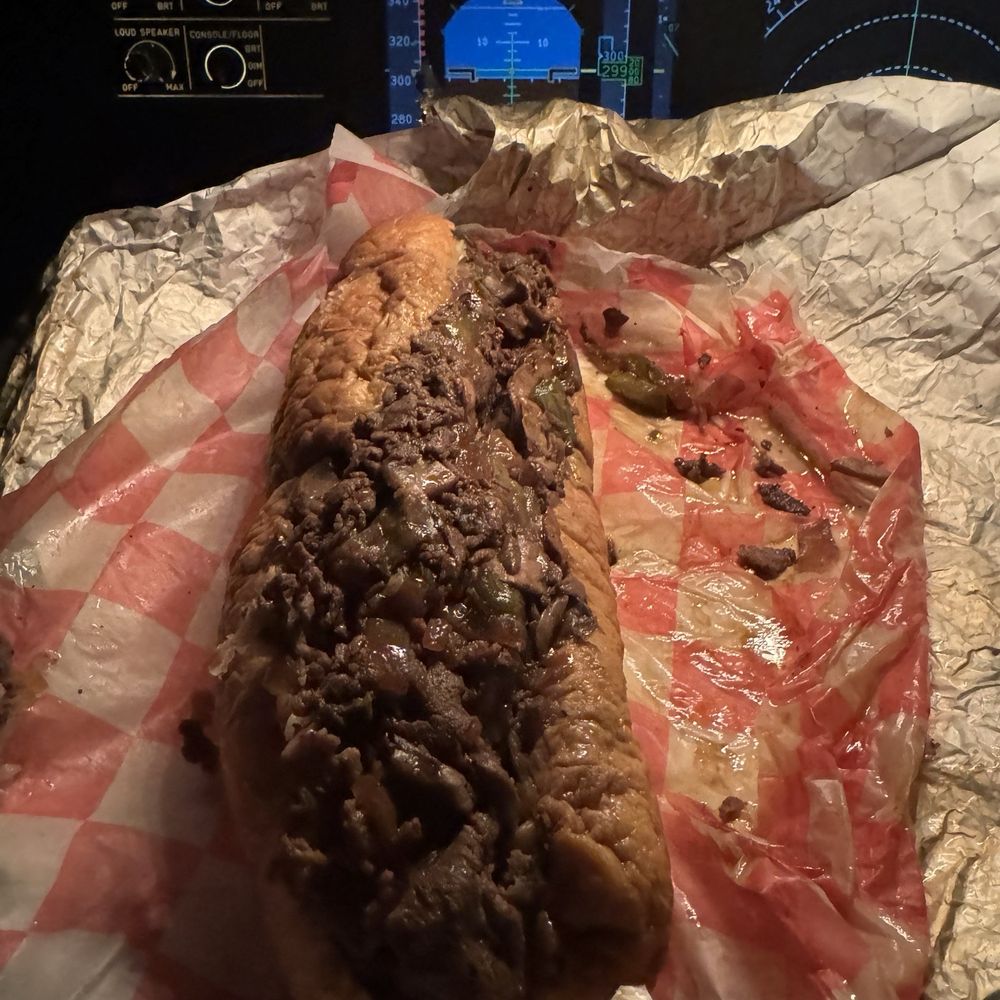 Cheesesteak all the way. Cheesesteak all the way.