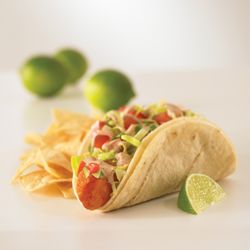 Baja Fresh Mexican Grill - Enjoy our crispy wahoo taco with hand battered fried crispy topped with cabbage, pico de gallo and tangy salsa wrapped in a corn tortilla.