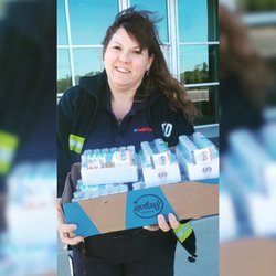 485 Media & Apparel - 120 bottles of #handsanitizer donated, to the wonderful folks at @mecklenburgems! Thank you to you for keeping us safe!