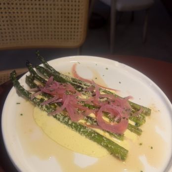 The Peach - Asparagus BOMB , but on the expensive  side of TIK TOK lol . I wish gave more than this! - Breakfast & Brunch Near Me - Oakland, California