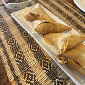 Inlay Burmese Kitchen - Burmese Samosa (Five Pieces) - Burmese Near Me - Lewisville, Texas Inlay Burmese Kitchen - Burmese Samosa (Five Pieces) - Burmese Near Me - Lewisville, Texas