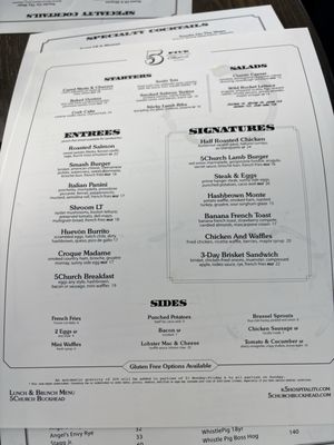 Menu photo 8 5Church - Buckhead Atlanta, GA Menu photo 8 5Church - Buckhead Atlanta, GA