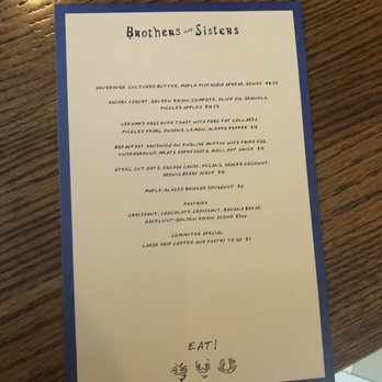 All Together Now - Dinner menu .. dinner starts at 4pm - Specialty Food Near Me - Chicago, Illinois