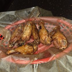 Werner's Smokehouse Bar-B-Que - 6 Piece Chicken Wings. Small And Dried Out. Nothing Like What I Used To Get A Couple Years Ago.