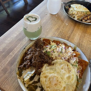 Pradera Brunch - Horchata matcha and chilaquiles - Breakfast & Brunch Near Me - Baldwin Park, California Pradera Brunch - Horchata matcha and chilaquiles - Breakfast & Brunch Near Me - Baldwin Park, California