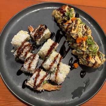 DAI Sushi - Crunch roll & spicy tuna tempura - Japanese Near Me - Westminster, California DAI Sushi - Crunch roll & spicy tuna tempura - Japanese Near Me - Westminster, California
