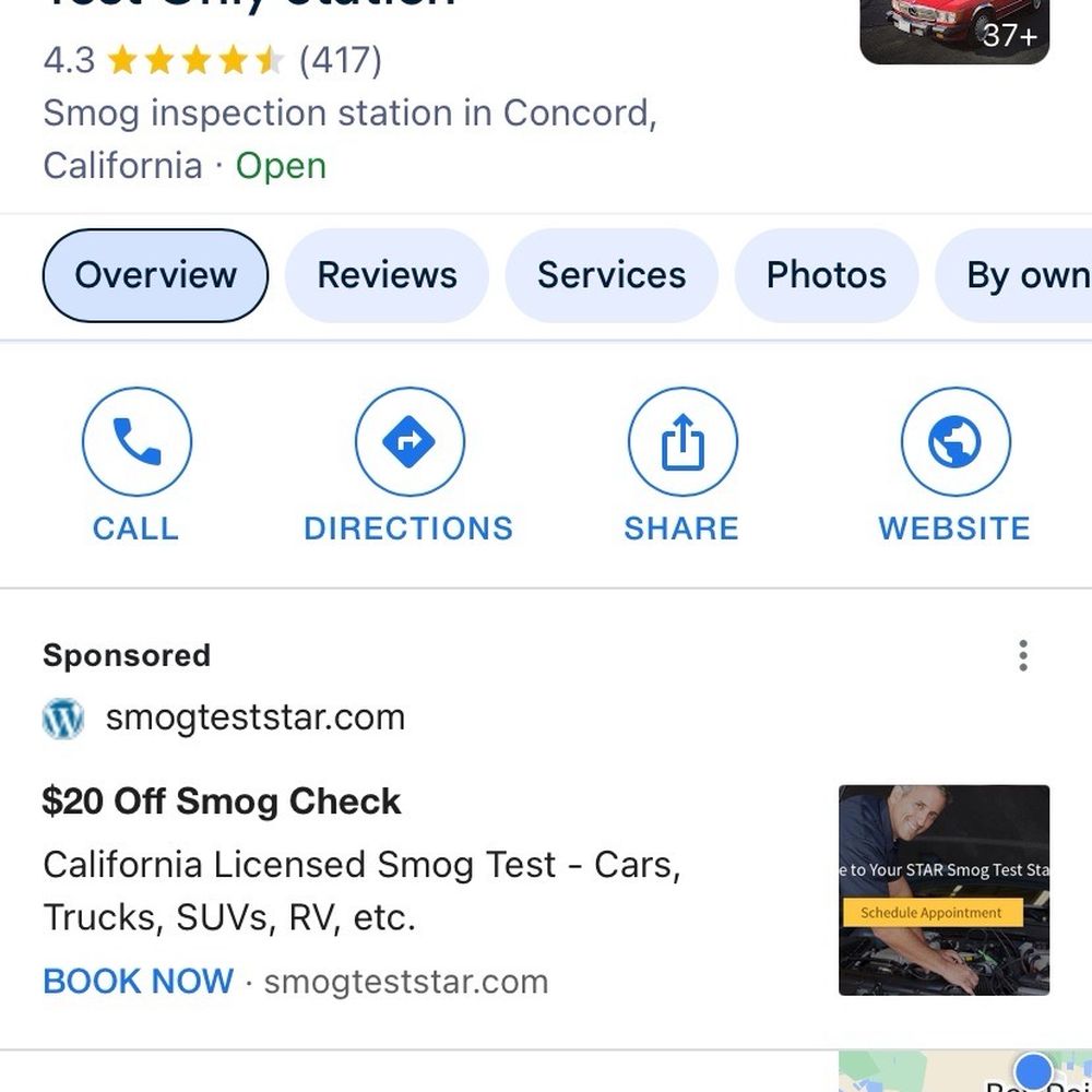 Smog Star Express - Picture from Google - Smog Check Stations Near Me - Concord, California Smog Star Express - Picture from Google - Smog Check Stations Near Me - Concord, California