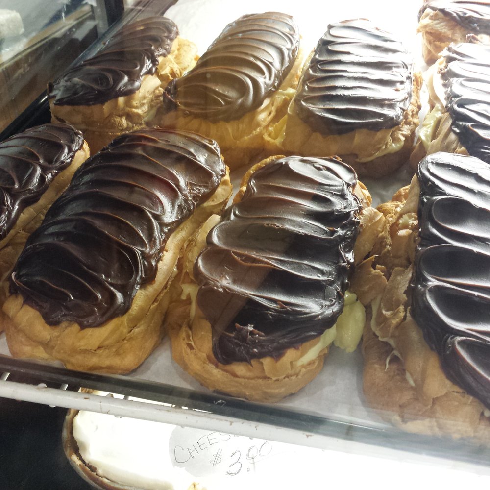 Pine Cone Restaurant - Giant Chocolate Eclairs..........almost the size of my forearm! - New American Near Me - Johnson Creek, Wisconsin Pine Cone Restaurant - Giant Chocolate Eclairs..........almost the size of my forearm! - New American Near Me - Johnson Creek, Wisconsin
