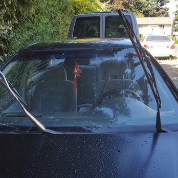 FM Mobile Auto Glass - Broken windshield replacement on one of the cars. - Windshield Installation & Repair Near Me - tulare , California
