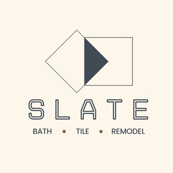 Slate - a logo for a bath and tile remodel - General Contractors Near Me