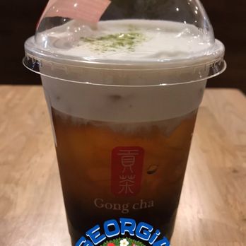Gong Cha - Milk foam wintermelon with ai-yu jelly and black pearl - Bubble Tea Near Me - Duluth, Georgia Gong Cha - Milk foam wintermelon with ai-yu jelly and black pearl - Bubble Tea Near Me - Duluth, Georgia