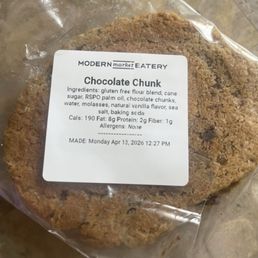 Gluten free, vegan chocolate chip cookie Gluten free, vegan chocolate chip cookie