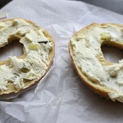Elemy’s Bagels - Dill pickle cream cheese