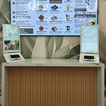 Sear and Stem - Menu screen and self-service ordering tablets - New American Near Me - San Diego, California