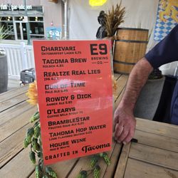 University Place - Beergarten brought to you by E9 Brewing at Chambers Bay village center today at Oktoberfest, Oct 10, 2025!