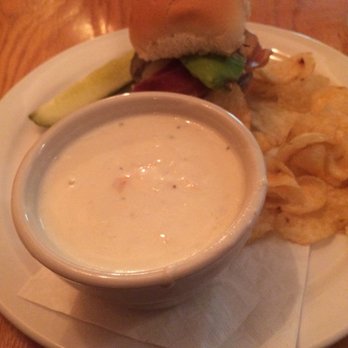 Side Street Cafe - Mini-Nomad burger and clam chowder! - American Near Me - Bar Harbor, Maine