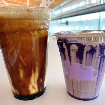 Neighborhood Bubble Tea and Coffee - Turon Turon and Ube Latte - Coffee & Tea Near Me - Seatac, Washington Neighborhood Bubble Tea and Coffee - Turon Turon and Ube Latte - Coffee & Tea Near Me - Seatac, Washington