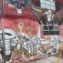 Photo of Marching Warriors mural