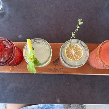 Altisima Winery - Sangria flight - Wineries Near Me - Temecula, California