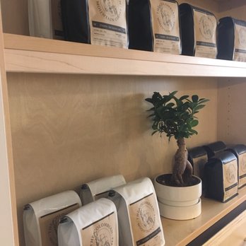 The Colombian Coffee Bar & Roastery - Shelves of tasty coffee - Coffee Roasteries Near Me - Edmonton, Alberta