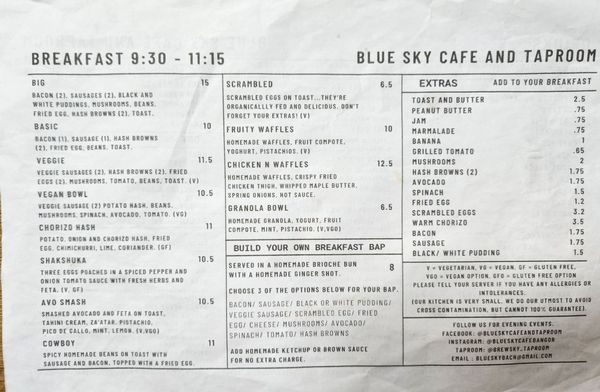Blue Sky Cafe & Taproom by null