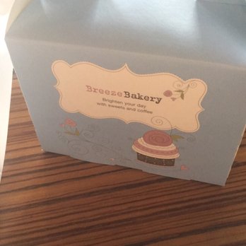 Breeze Bakery Cafe - This is the box they pack your cakes in if you get it to go - Bakeries Near Me - Annandale, Virginia