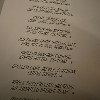 The Brooklyn - Small menu - Cocktail Bars Near Me - Richmond, Virginia