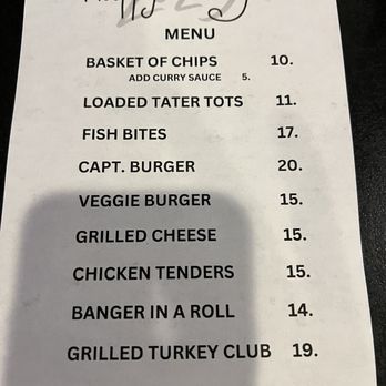 The Olde Ship - New Year's Eve menu - British Near Me - Fullerton, California