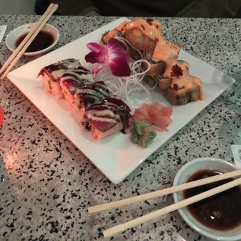 Forty Five Degrees - Pandora Roll Mount Fuji Roll - Sushi Bars Near Me - Indianapolis, Indiana Forty Five Degrees - Pandora Roll Mount Fuji Roll - Sushi Bars Near Me - Indianapolis, Indiana
