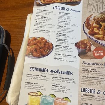 Red Lobster - Menu - Seafood Near Me - Fredericksburg, Virginia Red Lobster - Menu - Seafood Near Me - Fredericksburg, Virginia