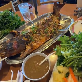 Phuong Trang - Baked Catfish with veggies and peanut sauce...YUM! - Vietnamese Near Me - San Diego, California Phuong Trang - Baked Catfish with veggies and peanut sauce...YUM! - Vietnamese Near Me - San Diego, California