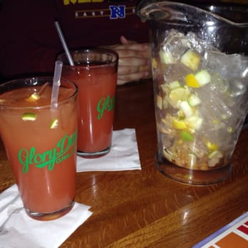 Glory Days Grill - Our "pitcher" of Sangria that poured only 2 drinks due to way too much ice! Manager fixed this problem pronto though! - Sports Bars Near Me - Herndon, Virginia Glory Days Grill - Our "pitcher" of Sangria that poured only 2 drinks due to way too much ice! Manager fixed this problem pronto though! - Sports Bars Near Me - Herndon, Virginia