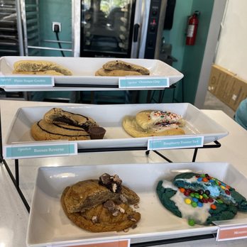 Dirty Dough - a display of cookies and pastries - Desserts Near Me - Pleasant Grove, Utah