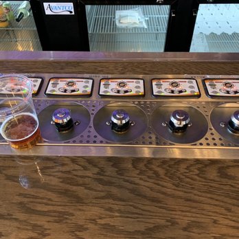 bb.q Chicken - Beer system that fills cups from the bottom and lets them fill multiple cups simultaneously. Pretty cool system. - Korean Near Me - Arlington, Texas bb.q Chicken - Beer system that fills cups from the bottom and lets them fill multiple cups simultaneously. Pretty cool system. - Korean Near Me - Arlington, Texas