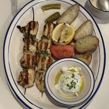 Milos Meze - Chicken souvlaki - IG @bougiefoodieboi - Greek Near Me - San Francisco, California