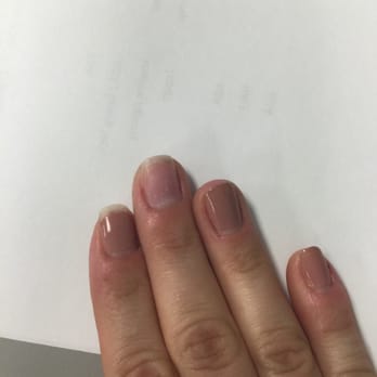 American Nails & Spa - The manicure peeled and chipped! Obviously not a "no-chip" shellac manicure that everyone knows so well. - Nail Salons Near Me - Omaha, Nebraska