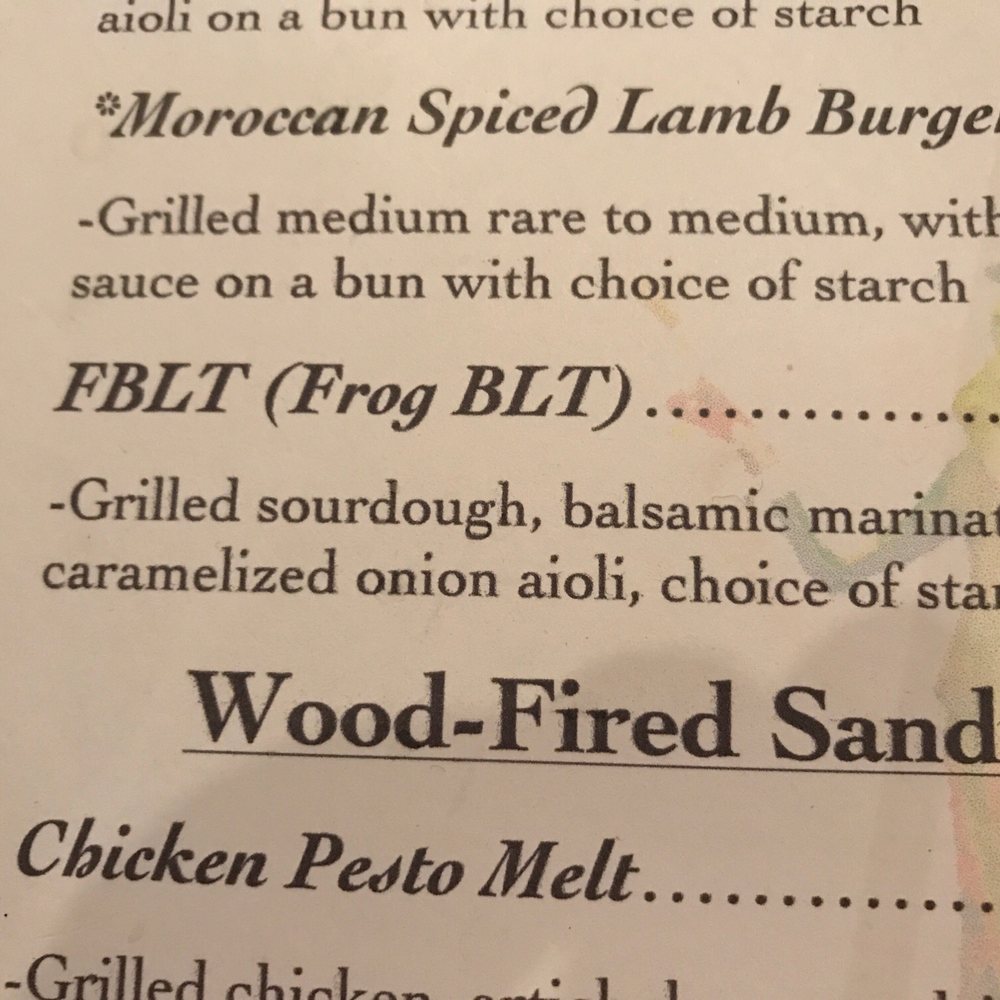 The Toasted Frog - Time to get my frog on ! - New American Near Me - Fargo, North Dakota The Toasted Frog - Time to get my frog on ! - New American Near Me - Fargo, North Dakota