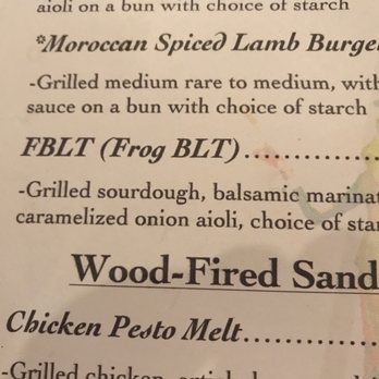 The Toasted Frog - Time to get my frog on ! - New American Near Me - Fargo, North Dakota