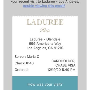 Ladurée Glendale - $2.90 each or $3.50 each if you buy a set of 6. Makes no sense... rip off. - Desserts Near Me - Glendale, California Ladurée Glendale - $2.90 each or $3.50 each if you buy a set of 6. Makes no sense... rip off. - Desserts Near Me - Glendale, California