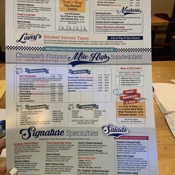 Chompie's - Menu 8/2020 - Delis Near Me - Chandler, Arizona Chompie's - Menu 8/2020 - Delis Near Me - Chandler, Arizona