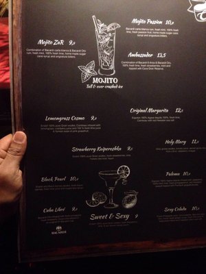 Menu photo 1 Bar ZaR Antwerp, VAN Menu photo 1 Bar ZaR Antwerp, VAN