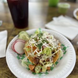 Las Delicias - Chicken tostada-so good