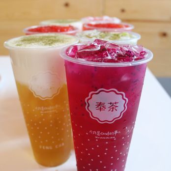 Feng Cha Teahouse - Dragon fruit drink - Desserts Near Me - Newark, California
