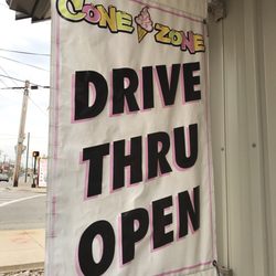 Cone Zone - They even have a drive through.