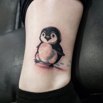 Ink'd Artistry - Fixed a penguin. Love the detail. - Tattoo Near Me - South Ozone Park, New York Ink'd Artistry - Fixed a penguin. Love the detail. - Tattoo Near Me - South Ozone Park, New York
