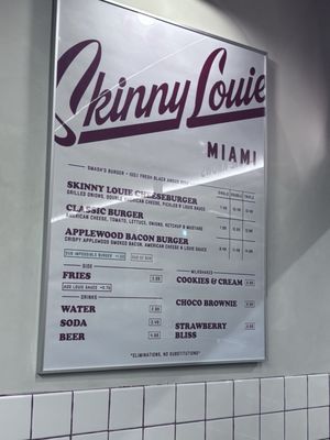 Menu photo 1 Skinny Louie Dania Beach, FL Menu photo 1 Skinny Louie Dania Beach, FL