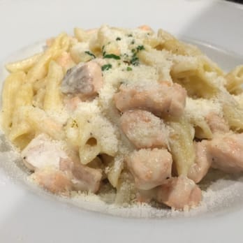 Maurizio's - Pasta with Salmon and Parmesan cheese Sauce - Italian Near Me - Morgan Hill, California Maurizio's - Pasta with Salmon and Parmesan cheese Sauce - Italian Near Me - Morgan Hill, California