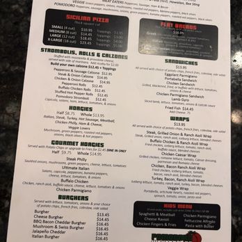 Pomodoro's - Menu - Pizza Near Me - Wexford, Pennsylvania
